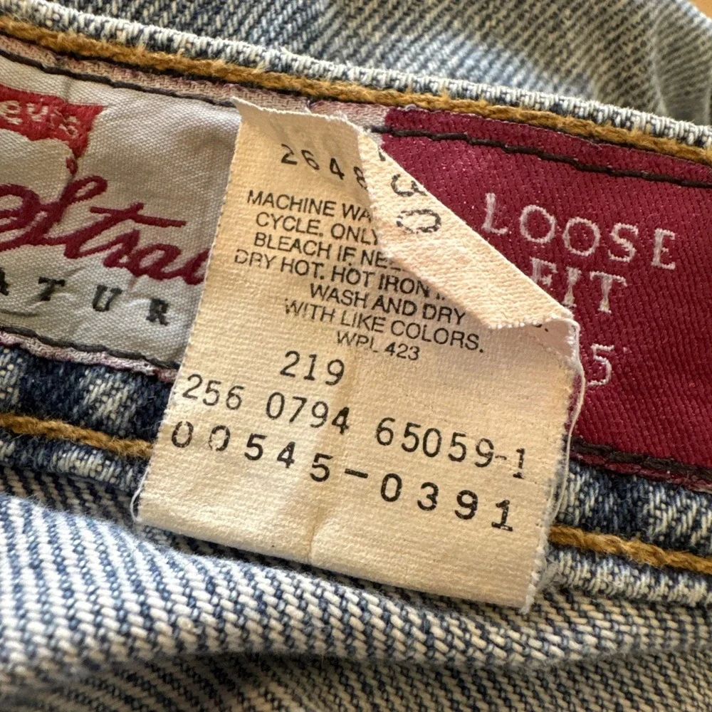 Vintage Levis 545 Jeans Mens 36 x 30 Denim Brown Tag Loose Fit Grunge 90s Skater